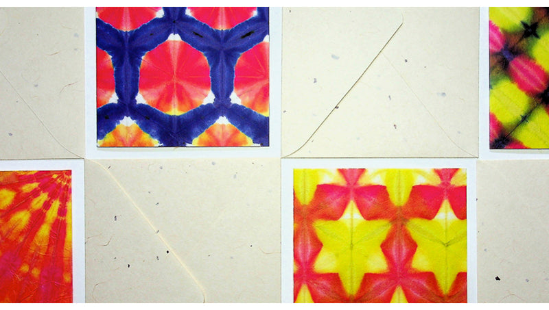 ori-zome handmade luxury greeting cards.  Handmade Notebooks.  Using handmade washi Japanese paper