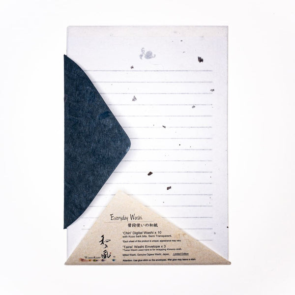 Chiri Limited Edition Letter Set. 10 Sheets & 3 Envelopes - Writing Sets Japanese Stationery