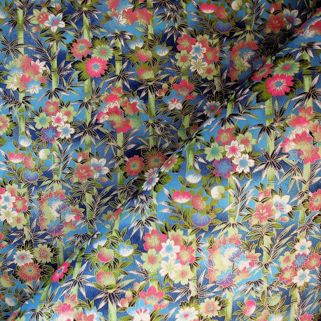 floral-bamboo-printed-paper-