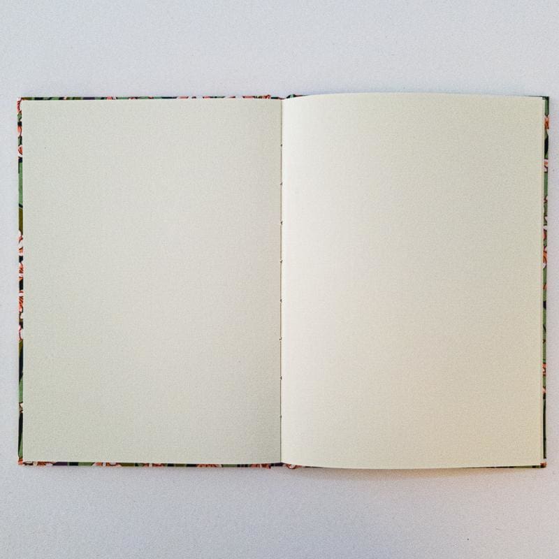 Handmade Iris Flower Notebook - notebooks Japanese Stationery
