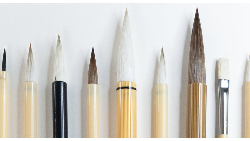 Japanese Calligraphy and art supplies.  Made in japan.  Calligraphy and art brushes, Japanese inks, watercolour paper, artist notebooks and papers