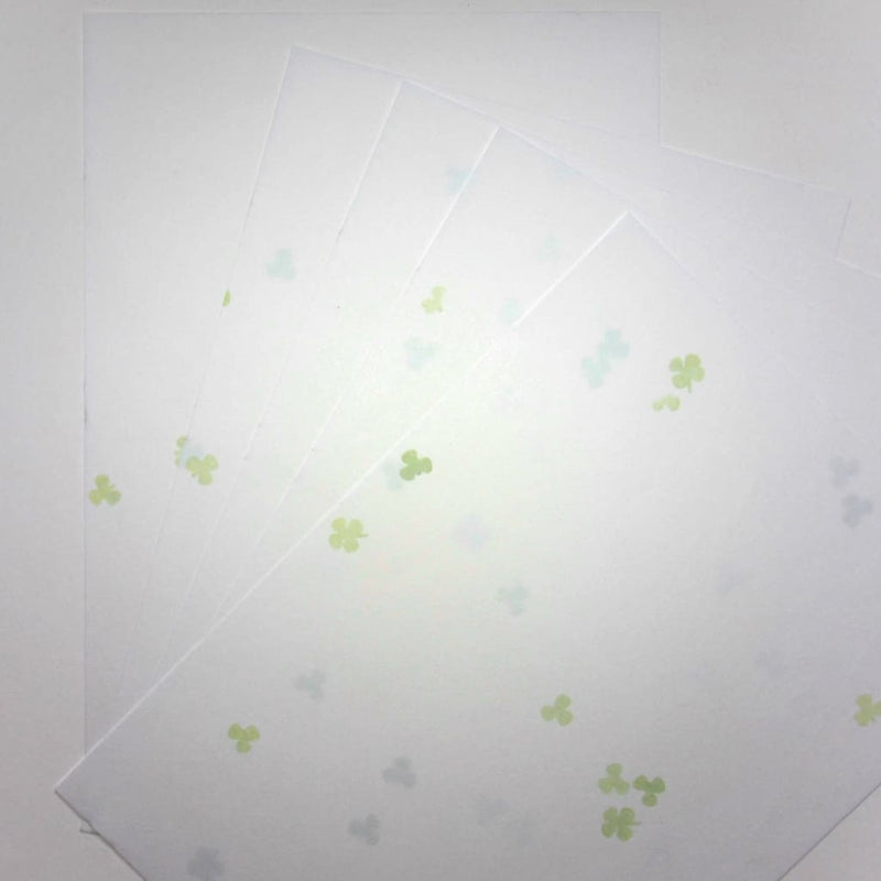 A4 Clover Paper. 10 Sheets - paper Japanese Stationery