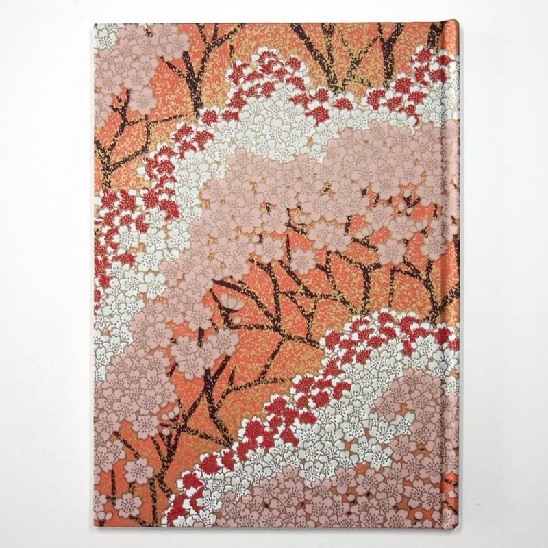 A5 Handmade Orange Blossom Tree Notebook - notebooks Japanese Stationery