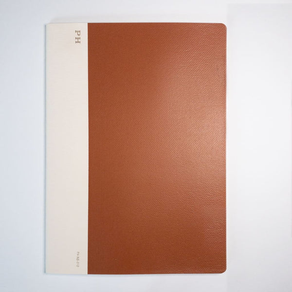 B5 Penco Hightide Cheesecloth Notebook Rust - notebooks Japanese Stationery