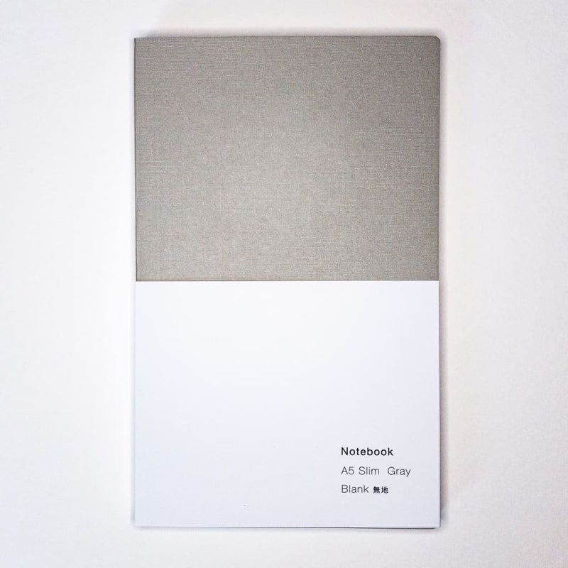 Grey A5 Notebook 272 Pages - notebooks Japanese Stationery
