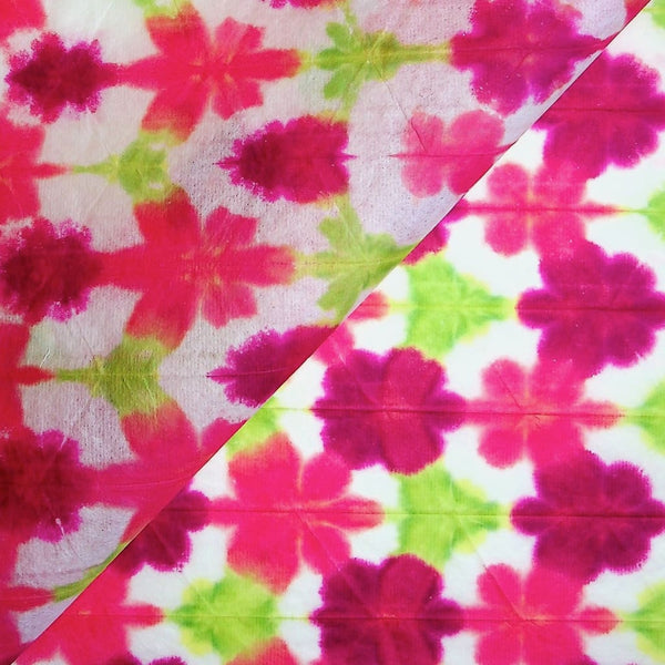 Hand-dyed Shibori Red Snowflake paper - paper Japanese Stationery