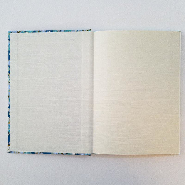 Handmade Blue Blossom Notebook - notebooks Japanese Stationery