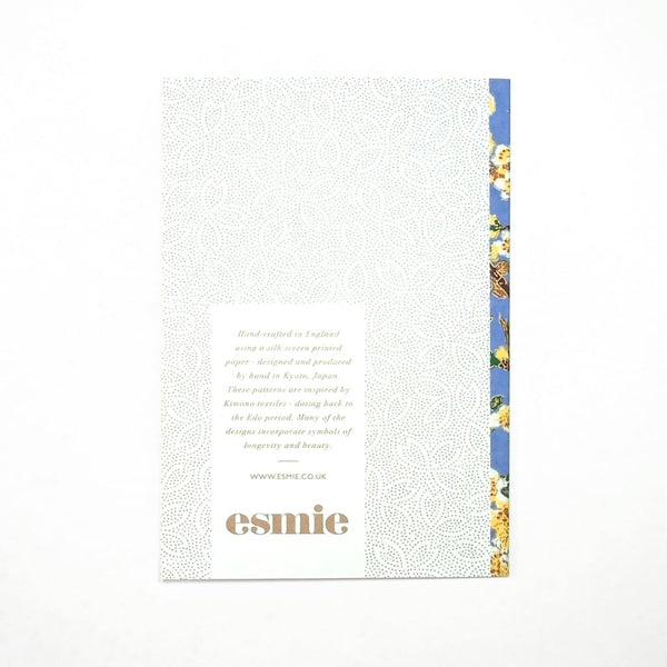 Handmade Chiyogami Blossom Branches Greeting Card - Cards Japanese Stationery