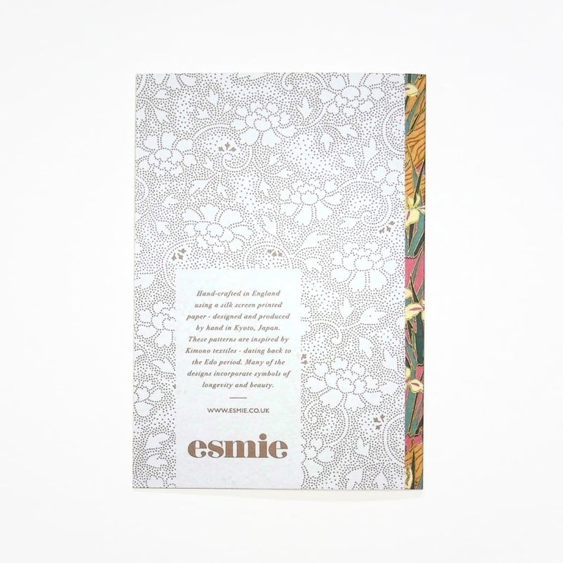 Handmade Chiyogami Lily Greeting Card - Cards Japanese Stationery