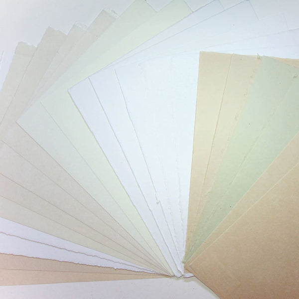 Handmade Fine Art Paper Selection. 20 Sheets - paper Japanese Stationery
