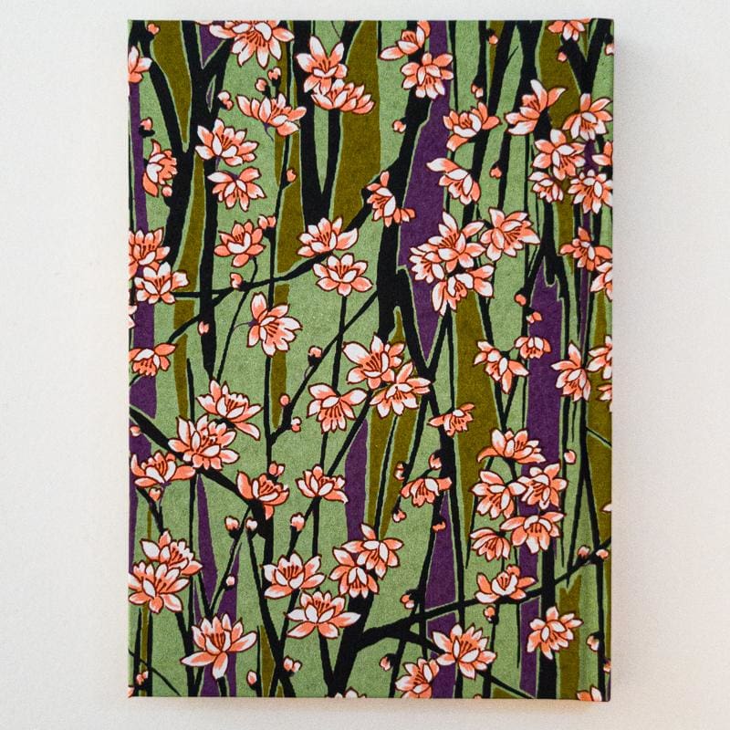 Handmade Iris Flower Notebook - notebooks Japanese Stationery