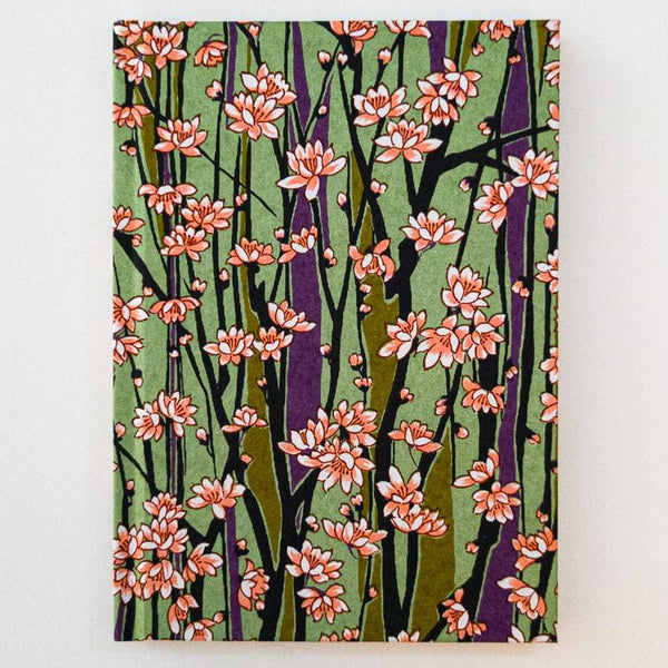 Handmade Iris Flower Notebook - notebooks Japanese Stationery