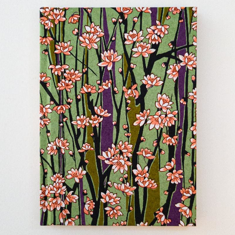 Handmade Iris Flower Notebook - notebooks Japanese Stationery