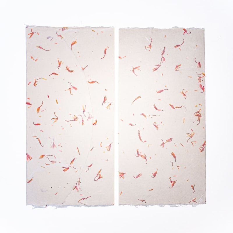 Handmade Safflower Petal Letter Set - Writing Sets Japanese Stationery