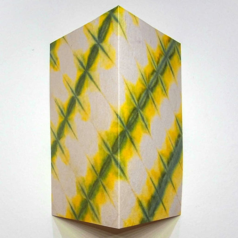 Handmade Yellow Diagonal Greeting Card - Cards Japanese Stationery