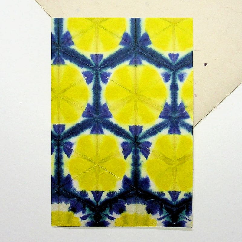 Handmade Yellow Flower Greeting Card - Cards Japanese Stationery