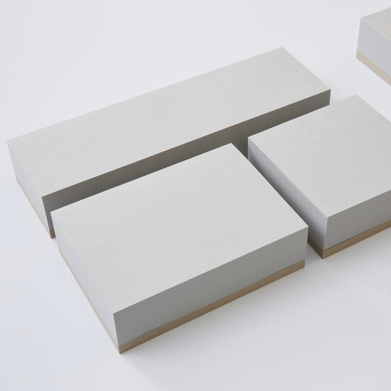 Large Memo Block Gray Paper - notebooks Japanese Stationery