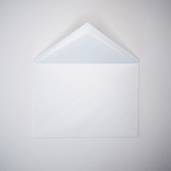Machine Made C6 White Envelopes Set of 10 - Envelope Japanese Stationery