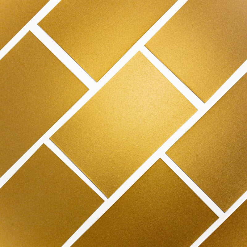 Metallic Gold Washi Postcard - Cards Japanese Stationery