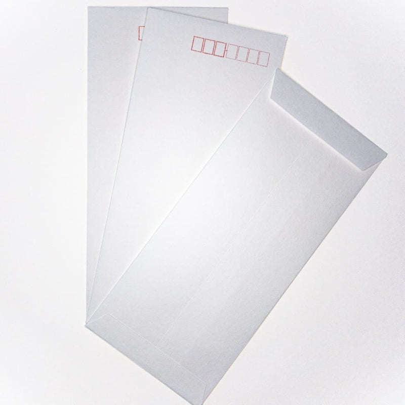 Mino White Japanese Paper Envelopes. Set of 10. - Envelope Japanese Stationery