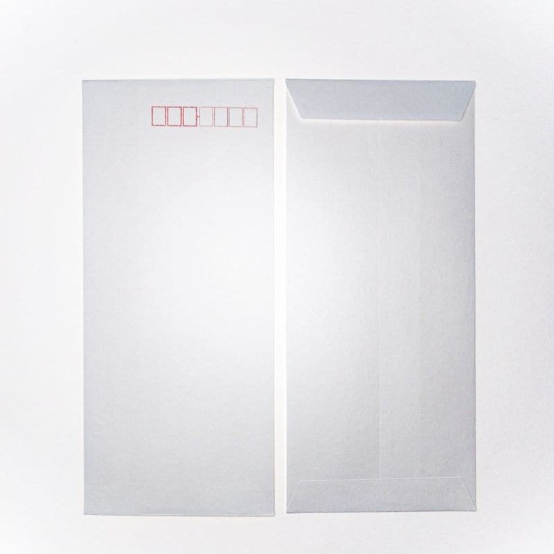 Mino White Japanese Paper Envelopes. Set of 10. - Envelope Japanese Stationery