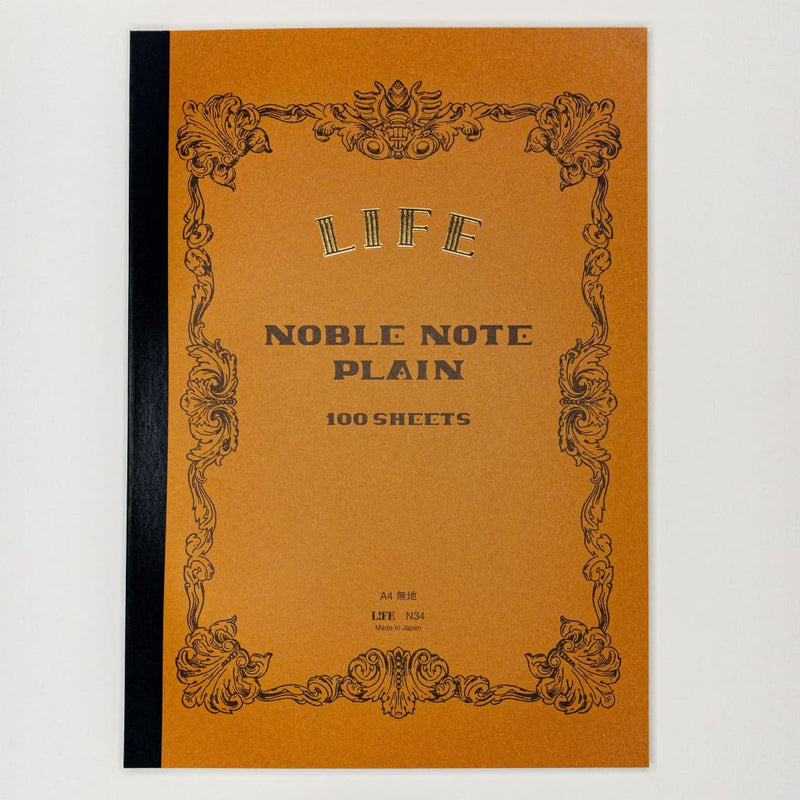Noble Note A4 Notebook Plain Paper 100 Pages - notebooks Japanese Stationery