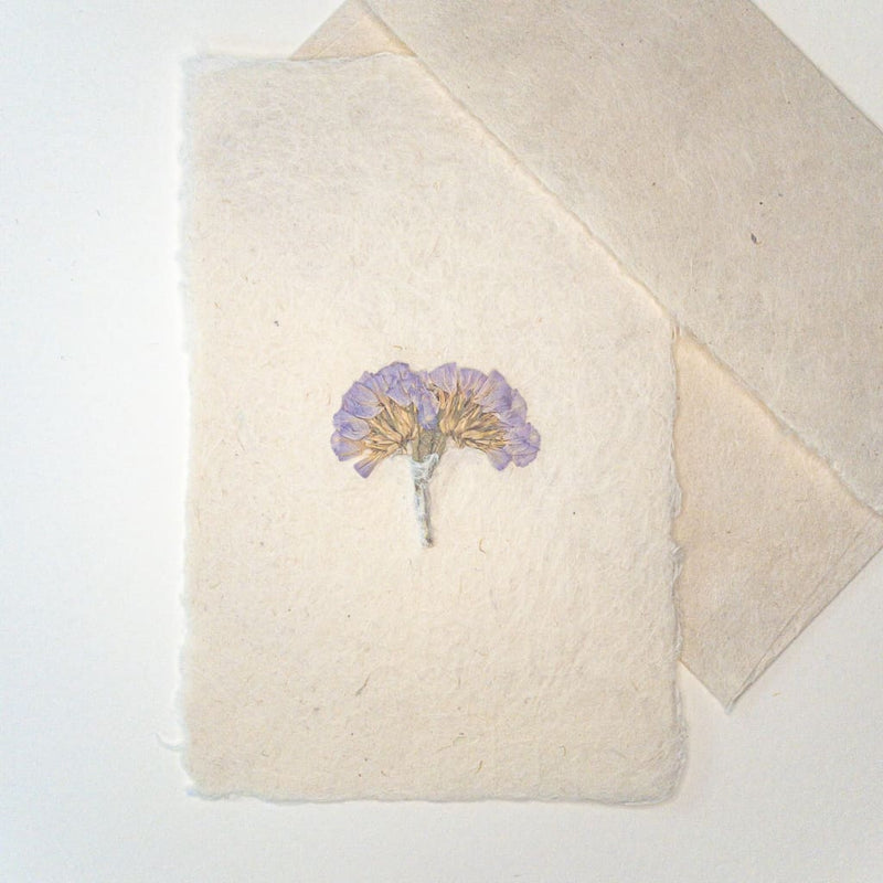 Purple Dried Flower Postcard - Cards Japanese Stationery