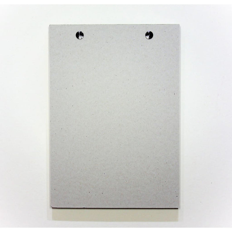 Refillable Letterpress Grey A5 Notepad - notebooks Japanese Stationery