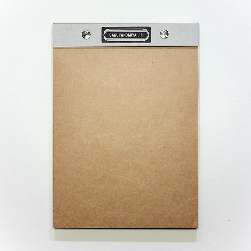Refillable Letterpress Mixed paper A5 Notepad - notebooks Japanese Stationery
