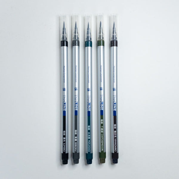 Slim Line Calligraphy Pen BLACK - Calligraphy Pen Japanese Stationery