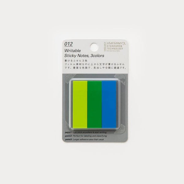 Stalogy Cool Coloured Tab Sticky Notes - Japan Stationery Japanese Stationery