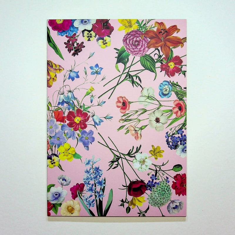Summer Flower Print Notebook - notebooks Japanese Stationery