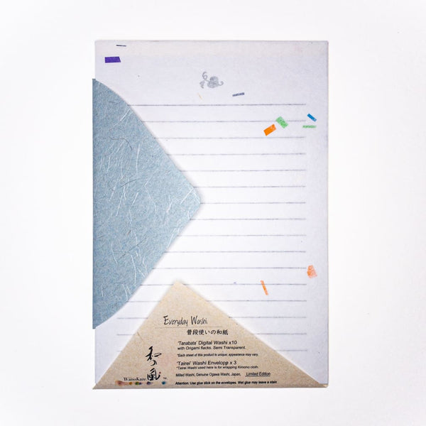 Tanabata Limited Edition Letter Set. 10 Sheets & 3 Envelopes - Writing Sets Japanese Stationery