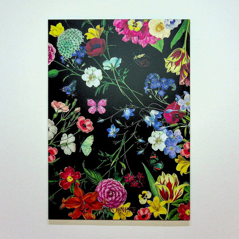 Winter Flower Print Notebook - notebooks Japanese Stationery