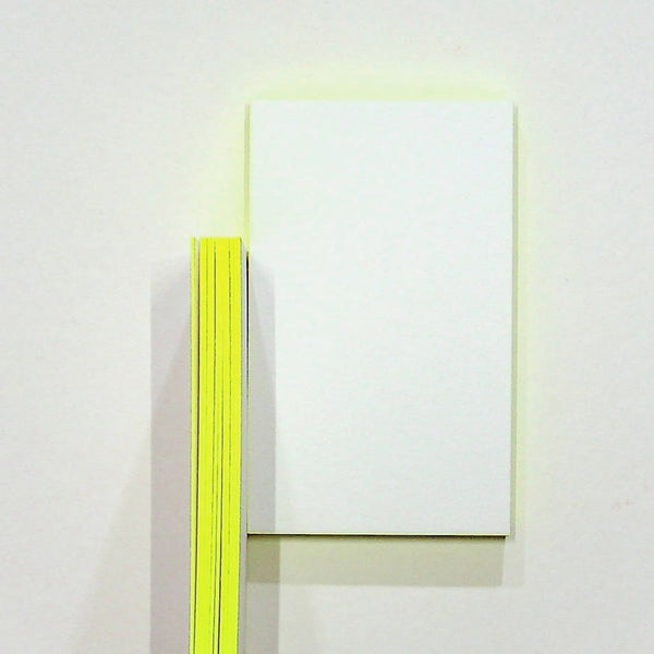 Yellow Neon Edged Plain Business Card - Cards Japanese Stationery